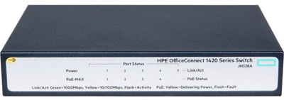 HPE 1420 5G PoE+ (32W) Switch